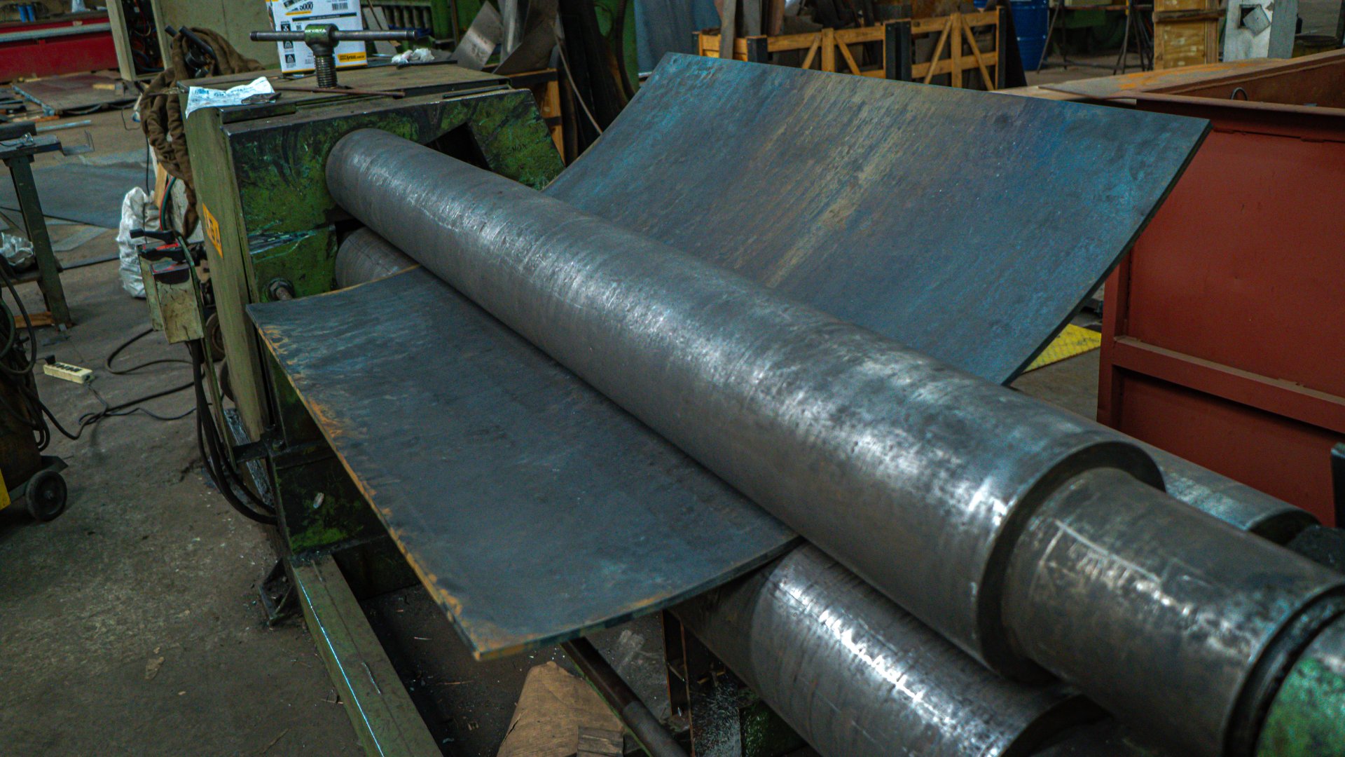 Calandragem de metal